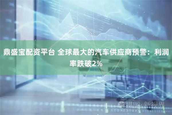 鼎盛宝配资平台 全球最大的汽车供应商预警：利润率跌破2%